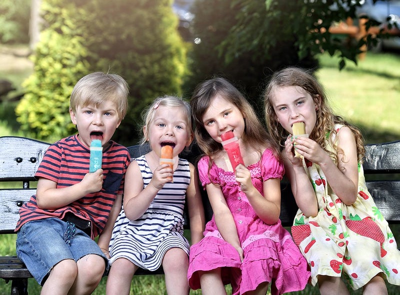 FROZIP SMALL SIZE Frozip 125 Disposable Ice Popsicle Mold Bags| BPA Free Freezer Tubes With Zip Seals | For Healthy Snacks, Yogurt Sticks, Juice & Fruit Smoothies, Ice Candy Pops| Comes With A Funnel (5x2") - Image 2